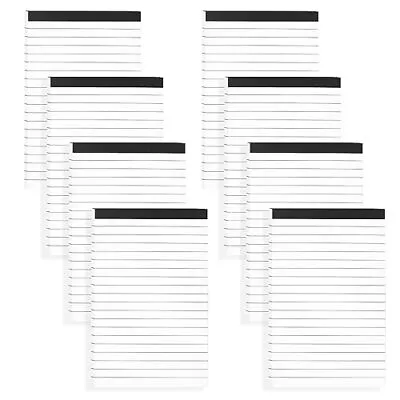 8 Pack 4 X 6 Inch Note Pad Writing Notepads 4 X 6” Lined Paper Memo Pads Refill • $13.88