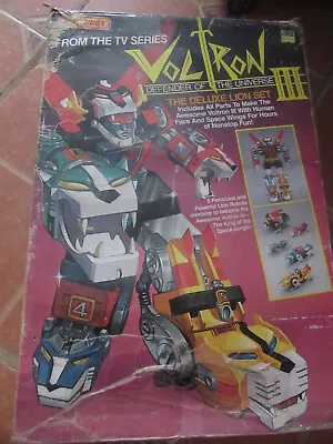 Voltron Defender III Deluxe Lion Set Matchbox 1984 • $300