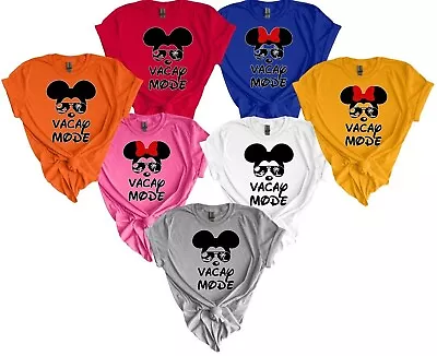 $13.99 • Buy Vacation Mood DISNEY FAMILY VACATION T-SHIRTS ALL SIZES MINNIE, MICKEY