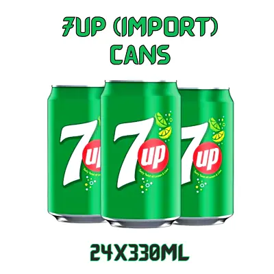 7UP (GB) Cans 24x330ml (Case Of 24) + FREE DELIVERY • £19.99