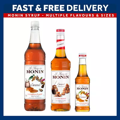£10.89 • Buy Monin Flavouring Syrups - Multiple Flavours & Sizes - For Coffee And Cocktails