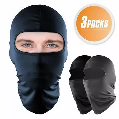 $10.99 • Buy 3pcs Balaclava Face Mask UV Protection Ski Sun Hood Tactical Masks For Men Women