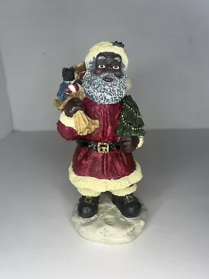 Vintage Black Santa Statue • $19.99