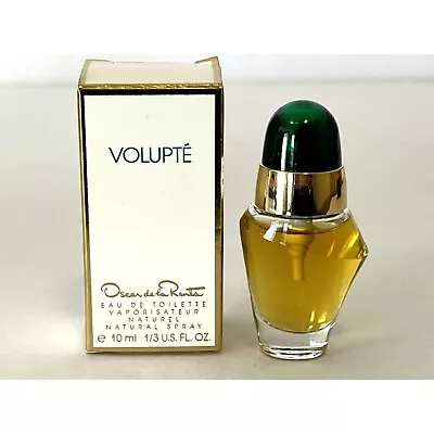 Vintage Volupte Oscar De La Renta Miniature Toilette Perfume 1/3oz NEW Travel Si • $19.99