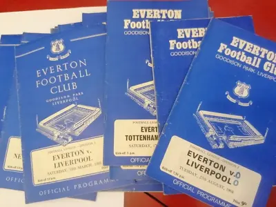 1965/6 To 1968/9 Everton Home Programmes - Choose From List • £2.50