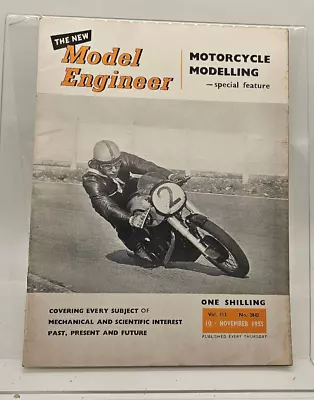 Model Engineer Magazine - 11.10.55 - V.113 #2842 Motorcycle Modelling - Vintage • $2.35