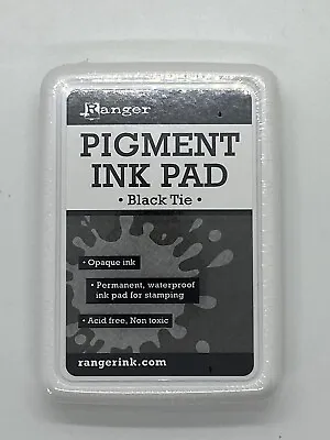 £4.99 • Buy Ranger Pigment Ink Pad - Black Tie