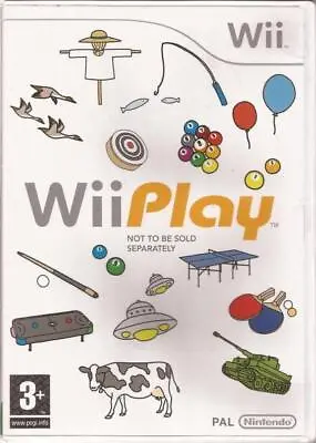 £2.29 • Buy Wii Play Nintendo Wii Good Condition Complete Free UK Shipping