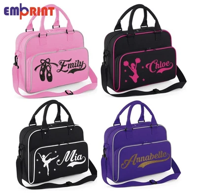 £14.99 • Buy Personalised Dance Bag Kids Girls Gymnastics Childrens Glitter Ballet School