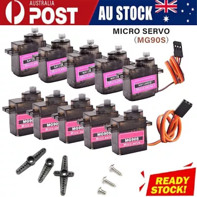 UP 150PCS MG90S 9g Metal Gear Mini Digital Micro Servos For Car Boat Helicopter • $359.99