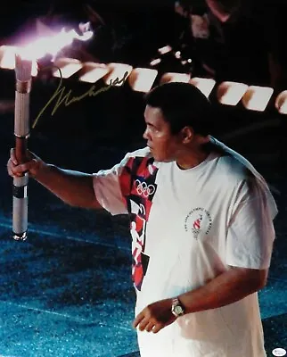 Muhammad Ali Signed Autographed 16X20 Photo Lighting Olympic Torch 1996 OA • $999.99