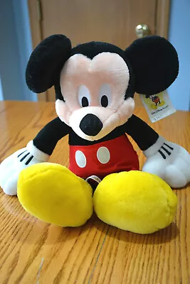 Vintage Walt Disney Mickey Mouse Large Plush ~15  Disney Parks WDW NEW W/ Tags • $25