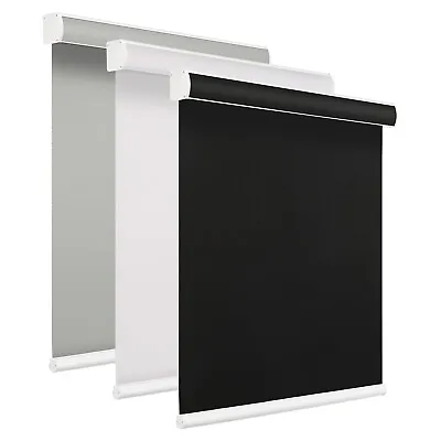 100% Blackout Cordless Waterproof Window Blinds Roller Shades Blind 25 -80  Wide • $66.99