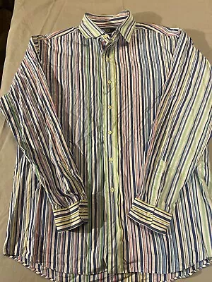 Polo Ralph Lauren Westerton Men’s Long Sleeve Button Up Shirt Size Large Colorfu • $17.99