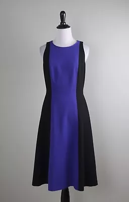 £44.26 • Buy BODEN $90 Audrey Color Block Lined A-Line Sleeveless Dress Size US 4L 4 Tall