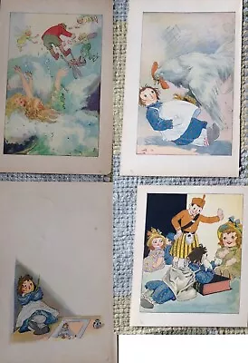 Johnny Gruelle; RAGGEDY ANN STORIES; PRINTS From 1918 Book; Doll/ROOSTER/ELVES • $2.99