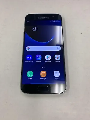 Samsung Galaxy S7 SM-G930U 32GB 4GB Android Single SIM Unlocked Black- B • £45