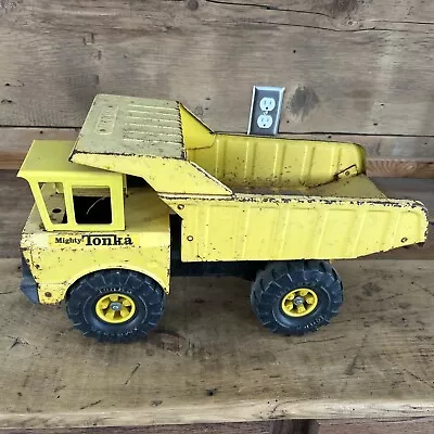 Vintage 1970’s Mighty Tonka Pressed Steel XMB-975 Dump Truck • $39.95