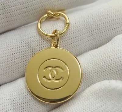 CHANEL Holiday Charm 2022  “Ask For The Moon Charm” Gold Plate Brass- No Clasp • $35.50