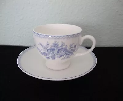 Wedgwood China Martha Stewart Seashell Footed Cup + Saucer • $31