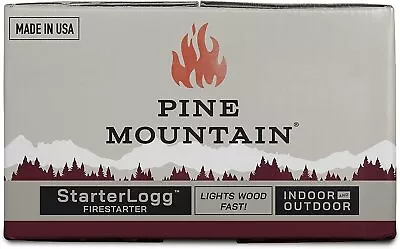 Pine Mountain StarterLogg Firestarter Wood Fire Log For Campfire 24 Starts • $20.01