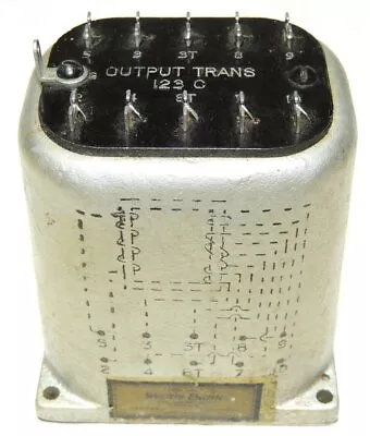 $2000 • Buy NOS Early Silver Western Electric 123C Output Transformer