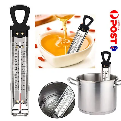 Candy Thermometer Jam Sugar Deep Fry Gauge Temperature Kitchen Cooking Tools S • $10.94