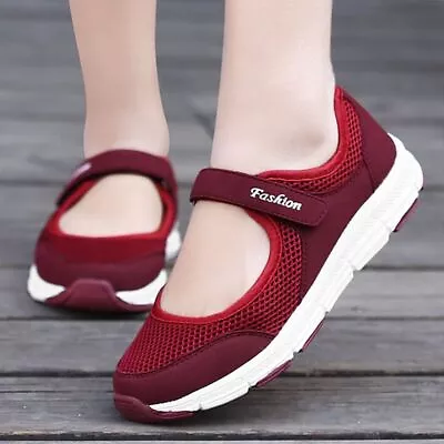 Zapatos De Correr Para Mujer Zapatillas De Tenis Transpirables De Moda Agujeros • $15.38