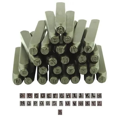 Proops 27 Piece 2mm Metalwork Stamp CAPITAL Letter Stamps Punches M0850 • £9.69