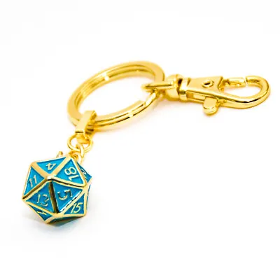 $14.99 • Buy Dungeons And Dragons 20 Sided Dice Fantasy Keychain - D&D Keychain - USA Seller