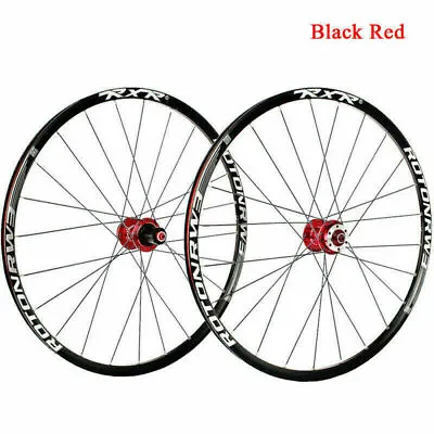 Quick Release Bicycle Wheels 26  Front Rear Disc Brake Mountain Bike Clincher • $189