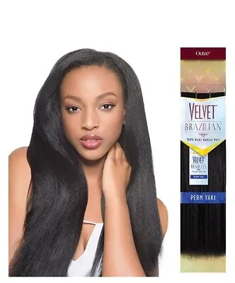 Outre Velvet Brazilian 100% Remy Human Hair PERM YAKI • $17.99