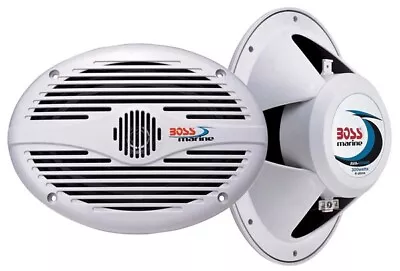 NEW (2) 6x9  Marine Boat Speakers.Pair.Water Proof.six By Nine Inch.oem Size.6x9 • $114