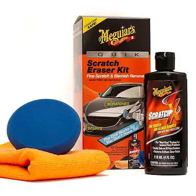 Meguiar’s Quik Scratch Eraser Kit Off White Liquid–Car Scratch Remover1 Pack • $17.97