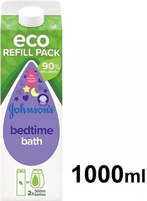 £6.74 • Buy Johnsons Baby Eco Refill Pack, Bedtime Bath 1 L