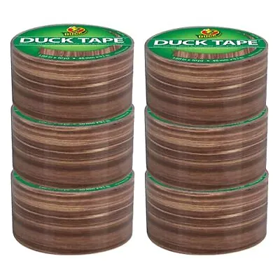 Duck # 283051 Woodgrain Pattern Printed Duct Tape 1.88  X 10 Yds -Case 6 Rolls • $32