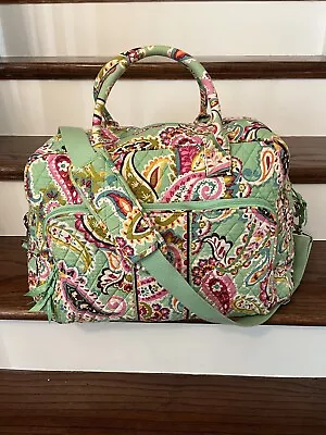 Vera Bradley Tutti Frutti Weekender Bags/ Trolley Sleeve W/ Shoulder Strap • $39.99