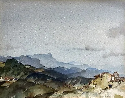 £7499 • Buy Sir William Russell Flint Signed Original Watercolour Cobonne Valley France