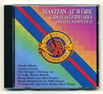 Masters At Work: CBS Masterworks Digital Sampler II (CD 1990 Sony Music) • $12