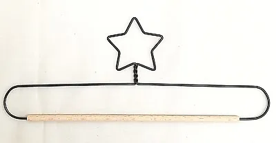 Wire Quilt Hanger With Star On Top & Wood Dowel  7  8  9  & 10  X 4  High • $19.25