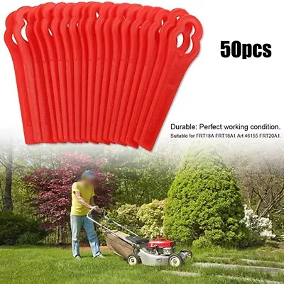 50Pcs Plastic Grass Trimmer Blades For KULLER OZITO Durable And Easy To Install • $21.35