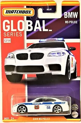 Matchbox - 2021 Global Series 12/14 BMW M5 Police (BBHCL56) • $9.99