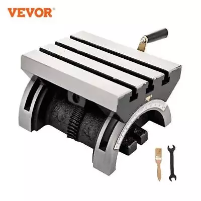 Vevor Tilting Milling Table Adjustable Rotary Worktable Machine With 3 T-slots • $83.25