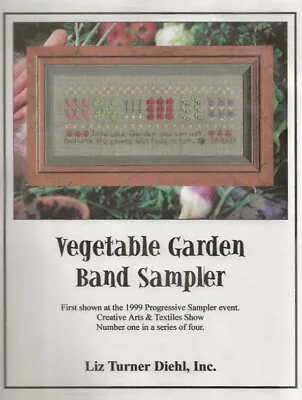 REDUCED AGAIN!  Vegetable Garden Band Sampler Cross Stitch Kit • $8.75