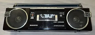 Vintage Sanyo M7770K 4 Band Radio Cassette Player Recorder Boombox Read • $150