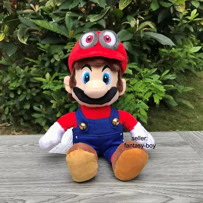 High Quality Super Mario Odyssey Plush Cappy Hat Mario 8  Stuffed Toy Soft Doll • $14.09