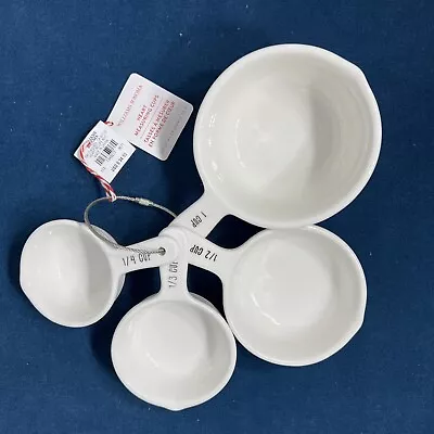 New Williams Sonoma Ceramic Heart Measuring Cups - Set Of 4 • $34.95