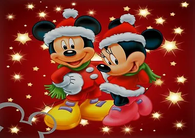 Disney Mickey And Minnie Mouse A4 Art Print Photo Picture Wedding Gift • £4