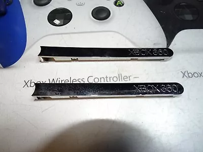 $14 • Buy Microsoft Xbox 360 PHAT Disk Drive *Chrome* (2)-Bezel ONLY-Marks-Read ALL