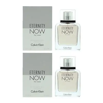 Calvin Klein Eternity Now For Men Eau De Toilette 50ml Spray Men's - For Him X 2 • £40